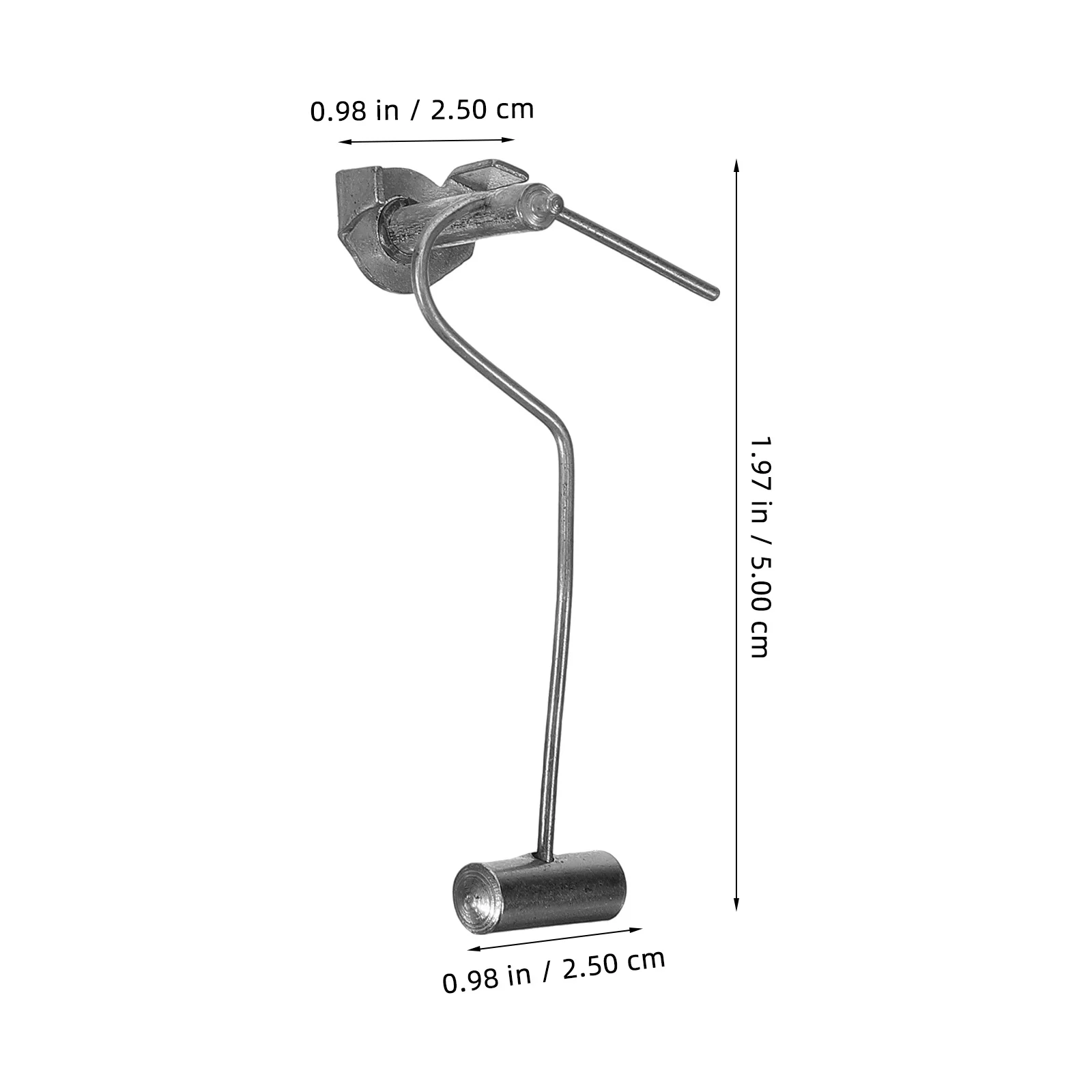 2Pcs Mechanical Alarm Clock Hammer Replacement DIY Repair Parts Metal Knock Hammer for Desk and Wall Clocks
2Pcs Mechanical Alarm Clock Hammer Replacement DIY Repair Parts Metal Knock Hammer for Desk and Wall Clocks