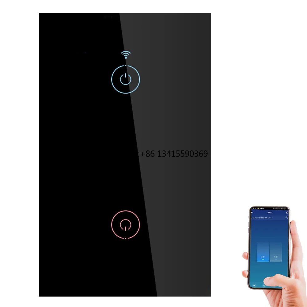 Tuya Wifi Smart Switch Light Touch RF433MHZ US Without Neutral Wire Wall 2-Way Control on off for APP Alexa Google Home
Tuya Wifi Smart Switch Light Touch RF433MHZ US Without Neutral Wire Wall 2-Way Control on off for APP Alexa Google Home