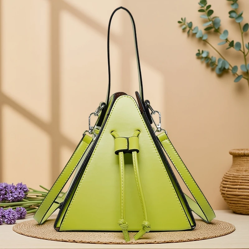 Stylish Women'S Geometric Triangle Tote, Lightweight Shoulder Bag, Versatile Crossbody Bag
Stylish Women'S Geometric Triangle Tote, Lightweight Shoulder Bag, Versatile Crossbody Bag