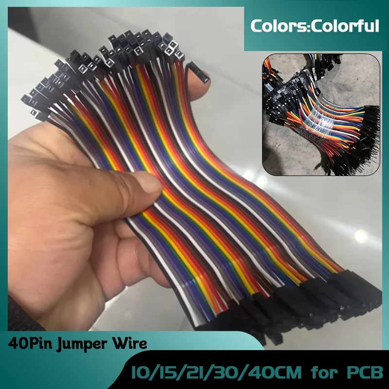 DIY Electron Line Arduino 40pin 2.54mm Jumper Wire 10 15 21 30 40cm Male to Male Female to Female Integrated Cable Kit
DIY Electron Line Arduino 40pin 2.54mm Jumper Wire 10 15 21 30 40cm Male to Male Female to Female Integrated Cable Kit
