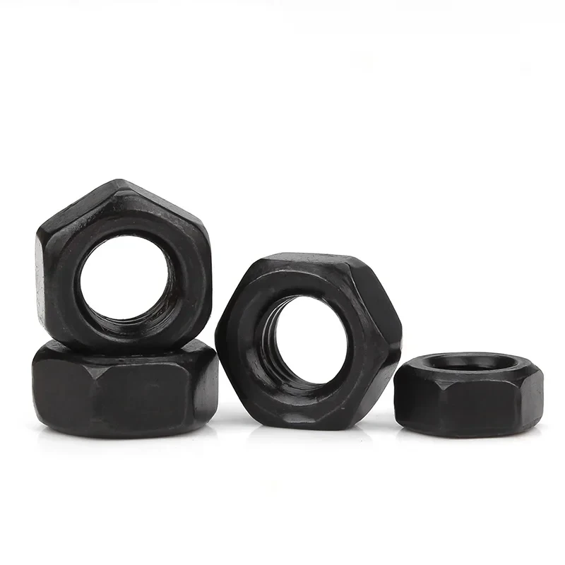 M2-M24 12.9 Grade Carbon Steel Hexagon Nuts Set / Black Finish High Tensile Hex Nuts for Machinery & Construction
M2-M24 12.9 Grade Carbon Steel Hexagon Nuts Set / Black Finish High Tensile Hex Nuts for Machinery & Construction