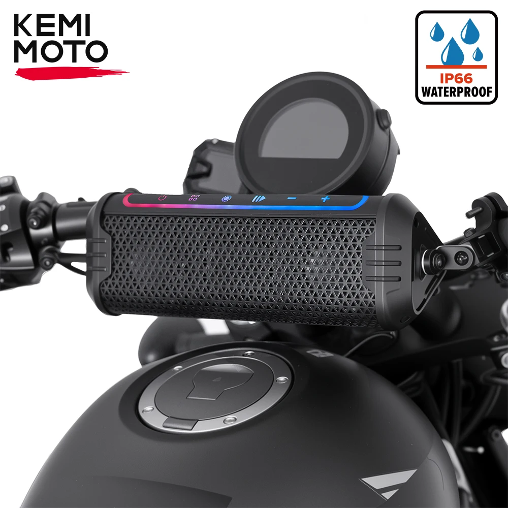 Waterproof Speaker Motorcycle Audio Music Player USB AUX-IN LED Ambient Lighting Adjustable for Motobike ATV UTV Accessories
Waterproof Speaker Motorcycle Audio Music Player USB AUX-IN LED Ambient Lighting Adjustable for Motobike ATV UTV Accessories