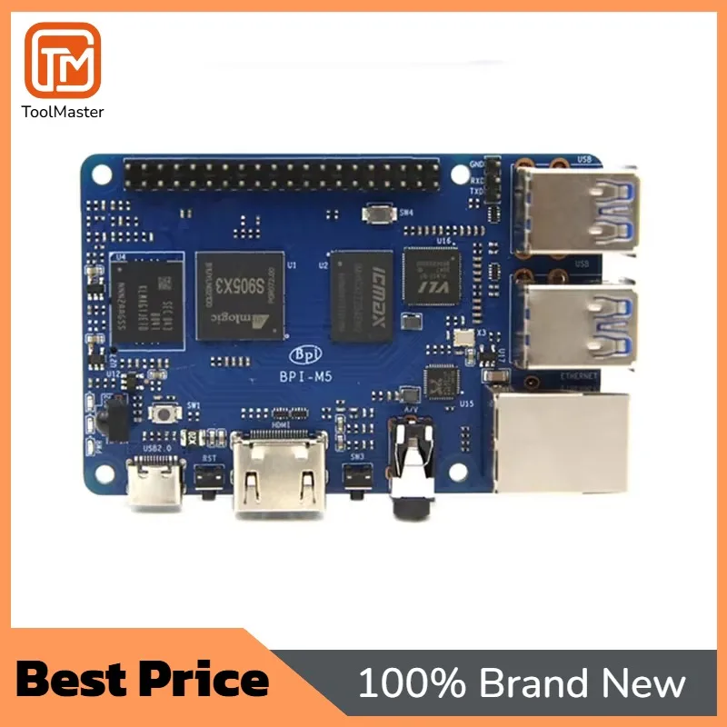 【Hot Sale】Banana PI BPI M5 New Generation Single Board Computer Amlogic S905X3 Design SBC Linux Electronic Module
【Hot Sale】Banana PI BPI M5 New Generation Single Board Computer Amlogic S905X3 Design SBC Linux Electronic Module
