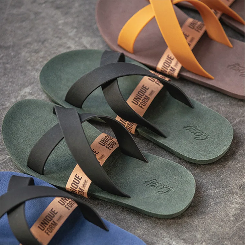 Maden Summer New Men's Sandals Outdoor Beach Rubber Slippers Casual Flat Heel Daily Wear Comfortable Slip-On Sandals
Maden Summer New Men's Sandals Outdoor Beach Rubber Slippers Casual Flat Heel Daily Wear Comfortable Slip-On Sandals