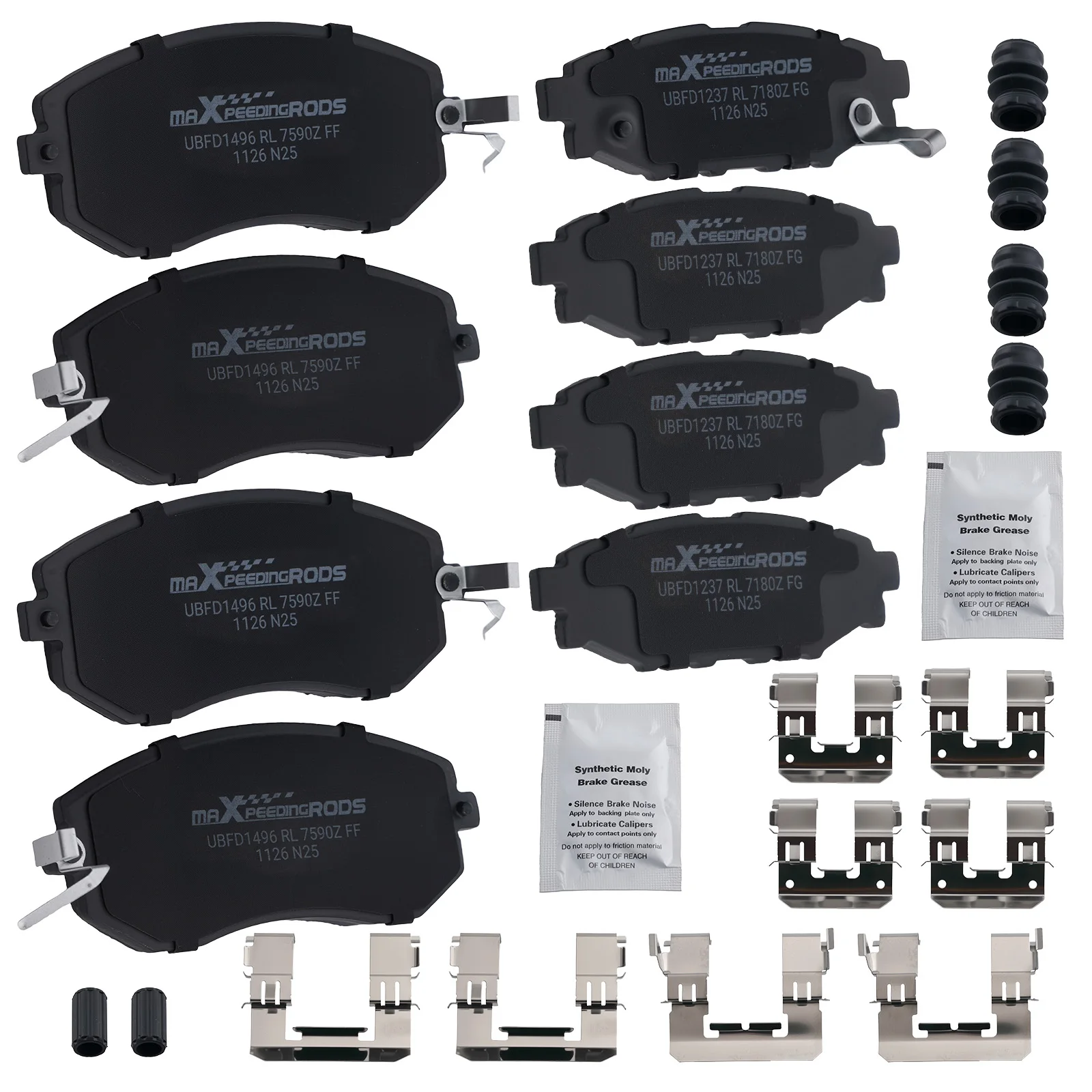 Front Rear Ceramic Brake Pads Set for Subaru Outback/ XV Crosstrek/Forester/BRZ
Front Rear Ceramic Brake Pads Set for Subaru Outback/ XV Crosstrek/Forester/BRZ