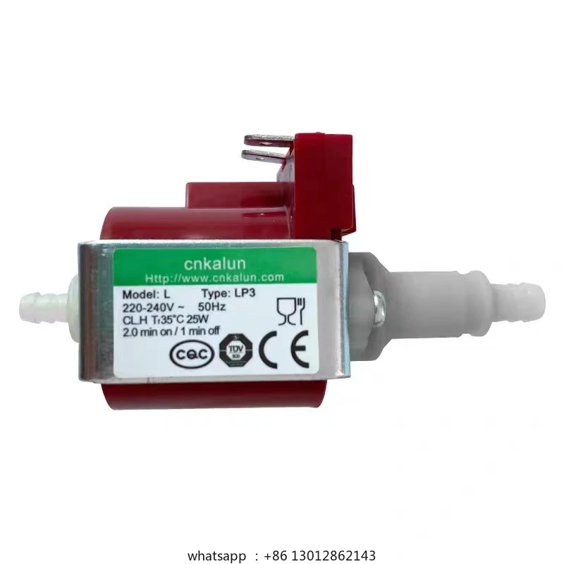 Water pump LP3 25W large flow, micro electromagnetic pump for steam pot
Water pump LP3 25W large flow, micro electromagnetic pump for steam pot