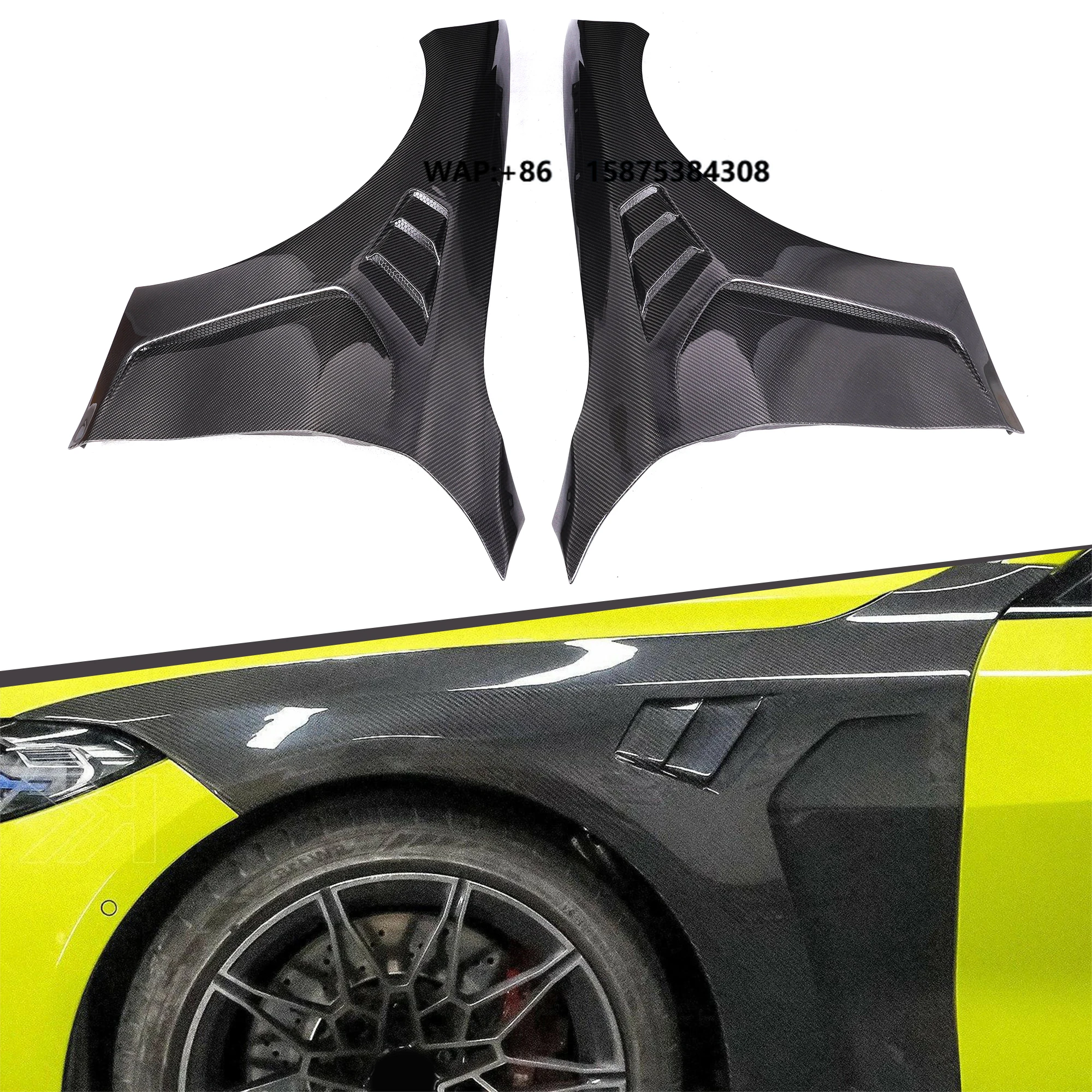 N Style Dry Carbon Fiber Replacement Fenders Performance Body Kit Upgrade for G82 M4 2021+
N Style Dry Carbon Fiber Replacement Fenders Performance Body Kit Upgrade for G82 M4 2021+