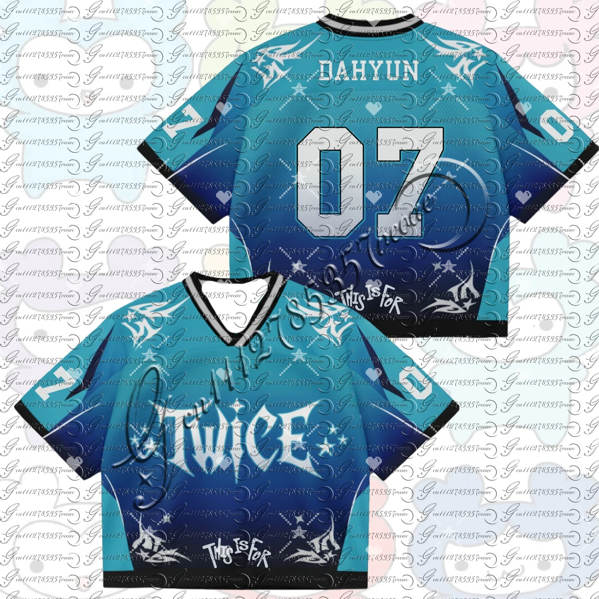 TWICE THIS IS FOR Tour Jersey T-shirt 90s Streetwear Y2K Aesthetic Short Sleeve Fans Support Tee Oversized Unisex Casual Tops
TWICE THIS IS FOR Tour Jersey T-shirt 90s Streetwear Y2K Aesthetic Short Sleeve Fans Support Tee Oversized Unisex Casual Tops