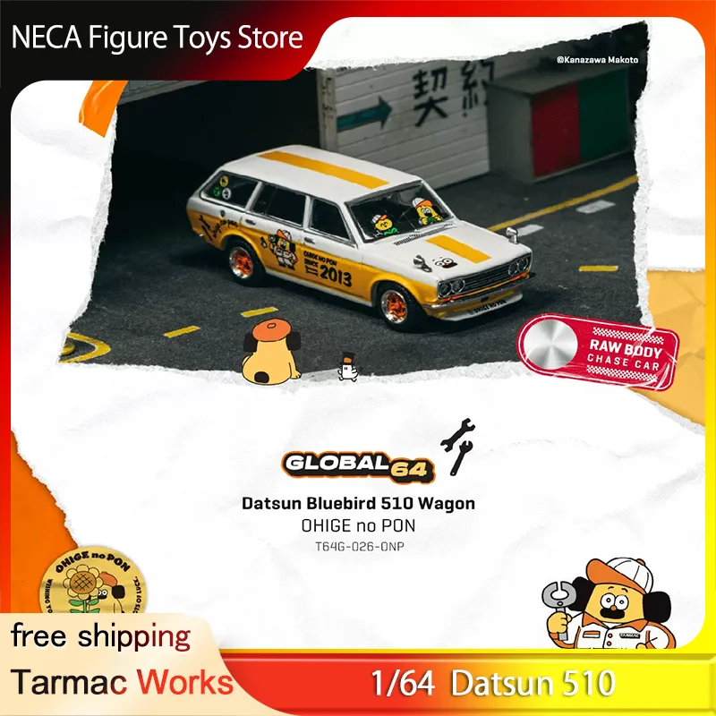 Tarmac Works 1:64 Datsun 510 Wagon Bluebird 510 OHIGE NO PON Diecast Model Car Collectible Toy Gift for Adults & Fans In Stock
Tarmac Works 1:64 Datsun 510 Wagon Bluebird 510 OHIGE NO PON Diecast Model Car Collectible Toy Gift for Adults & Fans In Stock