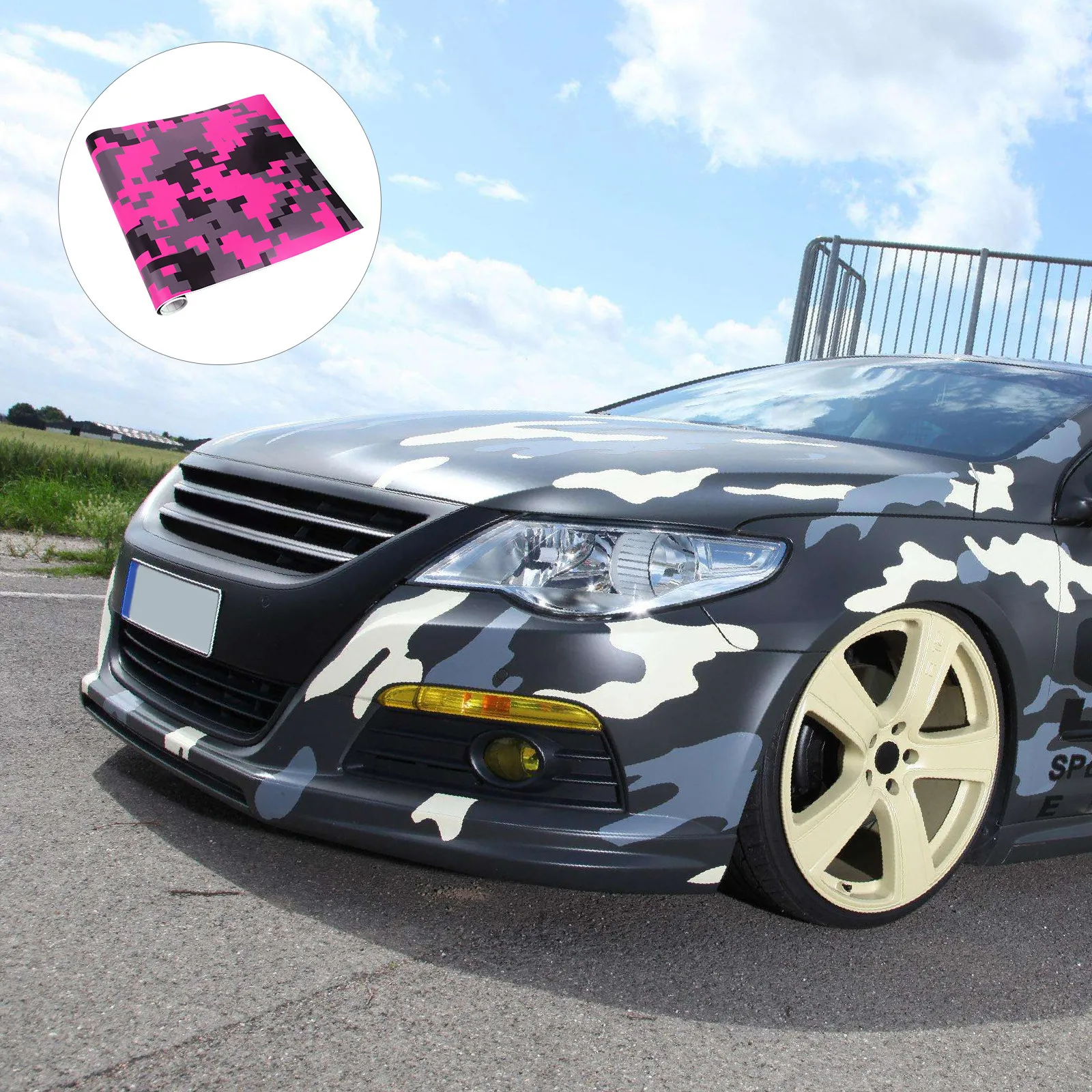PVC Camouflage Car Modification Sticker Dashboard Protection Film Large Size 152Cm Glossy Car Interior Trim Cover Vinyl Wrap
PVC Camouflage Car Modification Sticker Dashboard Protection Film Large Size 152Cm Glossy Car Interior Trim Cover Vinyl Wrap