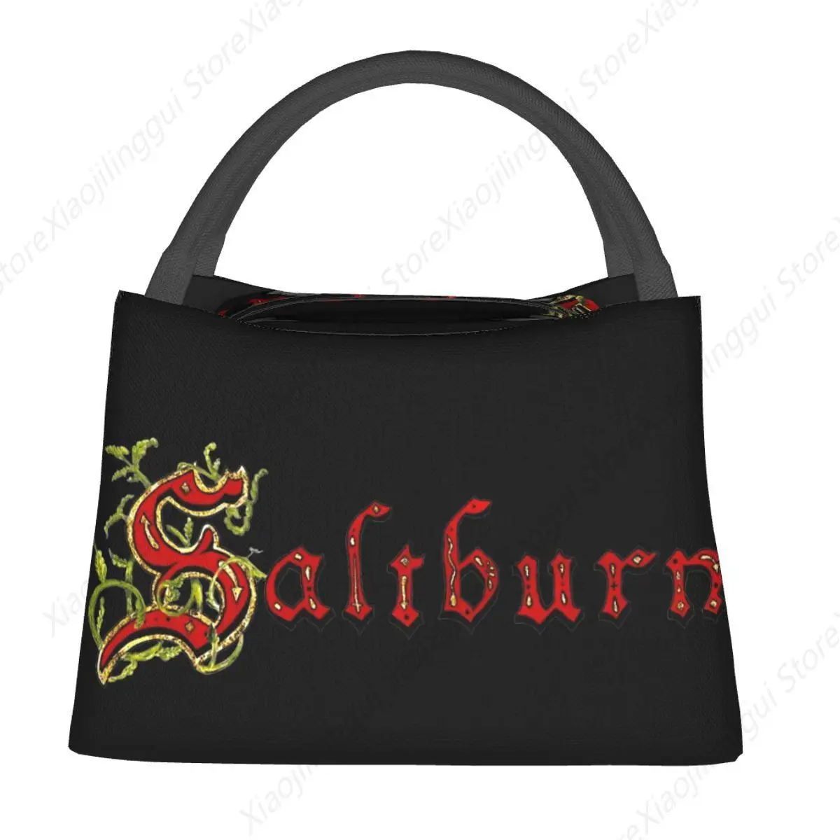 Сумка для обеда с логотипом из фильма Saltburn, портативная изолированная сумка-холодильник Оксфорд, термобокс для обеда для пикника для женщин
Сумка для обеда с логотипом из фильма Saltburn, портативная изолированная сумка-холодильник Оксфорд, термобокс для обеда для пикника для женщин