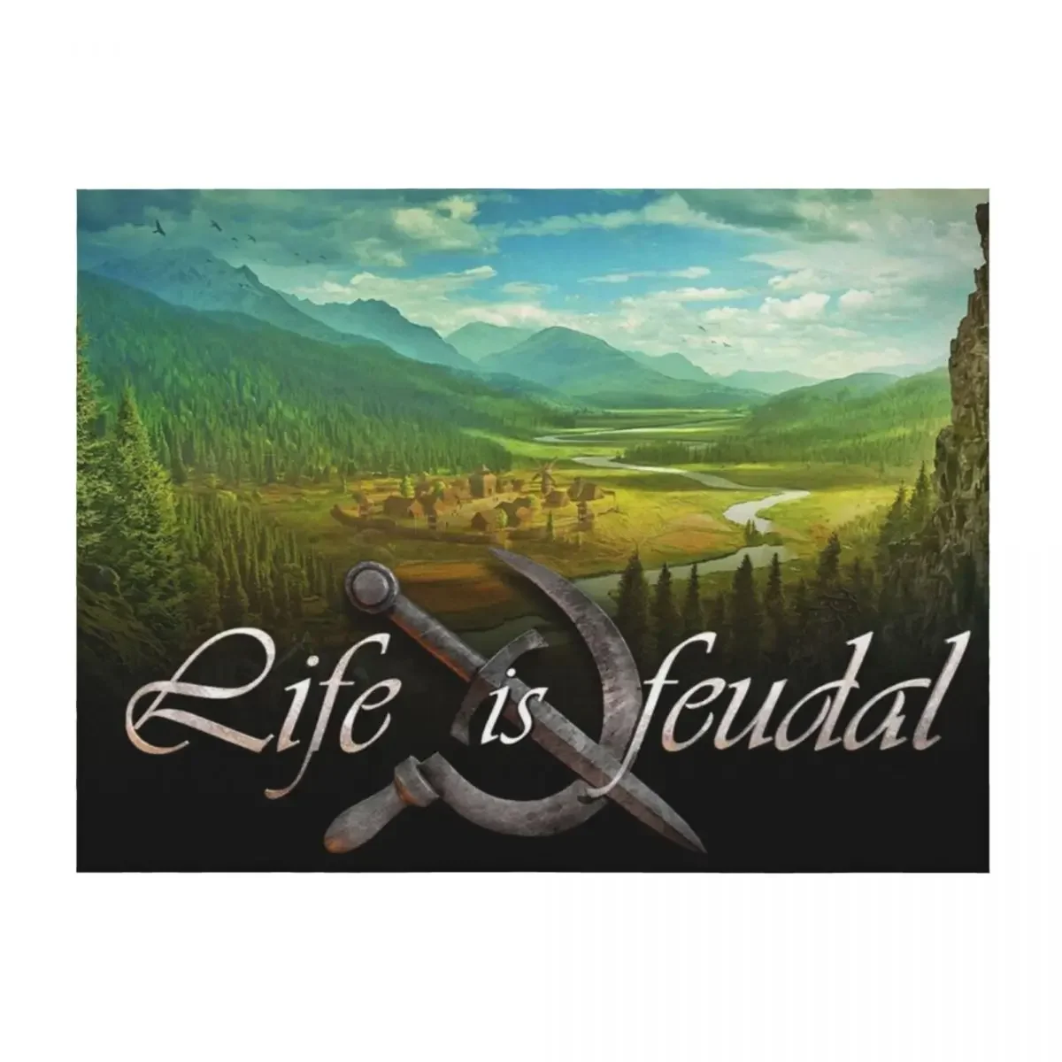 Life is Feudal Throw Blanket Luxury Designer Thermals For Travel Hairys Plush Blankets
Life is Feudal Throw Blanket Luxury Designer Thermals For Travel Hairys Plush Blankets