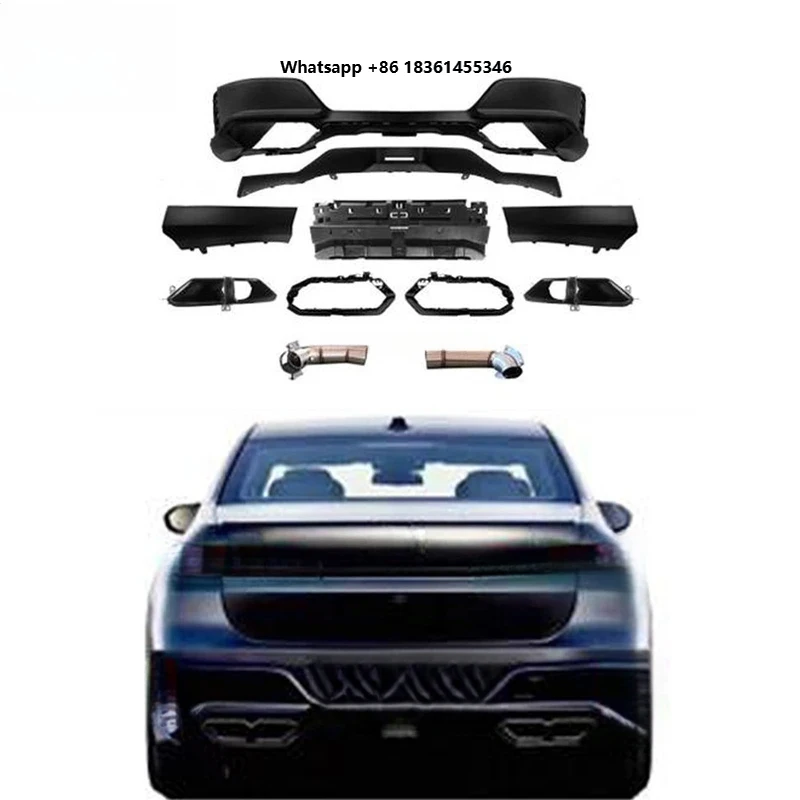 Rear Diffuser Exhaust Tips Rear Lip Body Kit for G70 735LI 2023 Upgrade Accessories
Rear Diffuser Exhaust Tips Rear Lip Body Kit for G70 735LI 2023 Upgrade Accessories