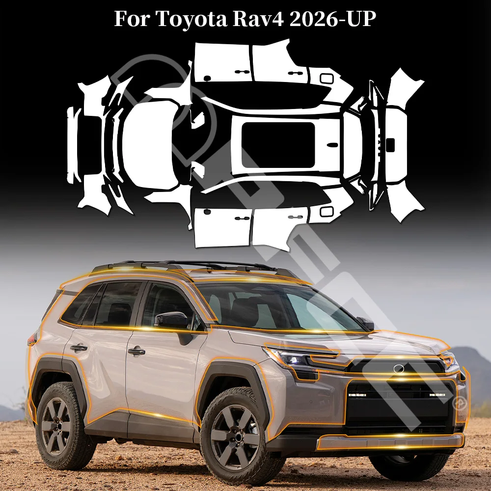 For Toyota RAV4 2026 2027 Woodland Edition TPU Paint Protection Film Anti-scratch Pre-cut PPF Car Clear Bra Resistant Repairable
For Toyota RAV4 2026 2027 Woodland Edition TPU Paint Protection Film Anti-scratch Pre-cut PPF Car Clear Bra Resistant Repairable