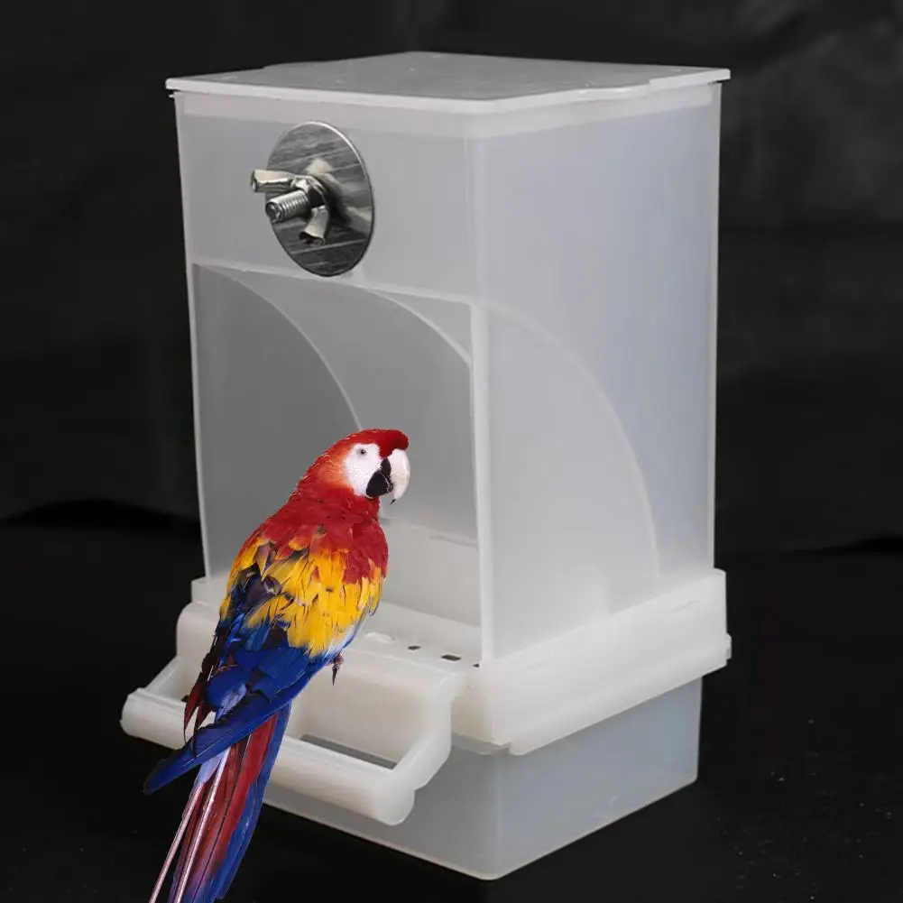 Bird Feeder Automatic Convenient Spacious No Mess Pet Bird Container Parrot Hanging Feeder Parrot Feeder Accessories
Bird Feeder Automatic Convenient Spacious No Mess Pet Bird Container Parrot Hanging Feeder Parrot Feeder Accessories