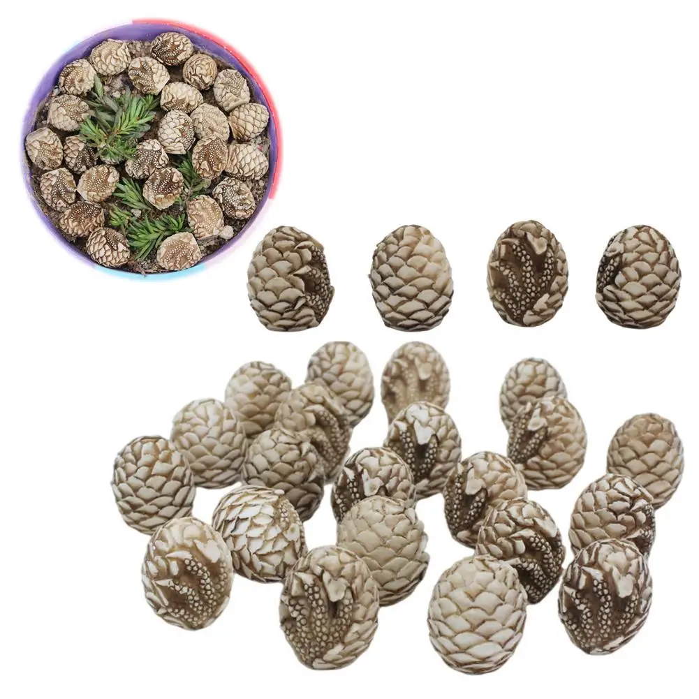 20 Pcs Mini Egg Decorations Resin Eggs with Scales Claws Weather-Proof Planter Decor Miniature Eggs for Potted Plants Fairy Gard
20 Pcs Mini Egg Decorations Resin Eggs with Scales Claws Weather-Proof Planter Decor Miniature Eggs for Potted Plants Fairy Gard