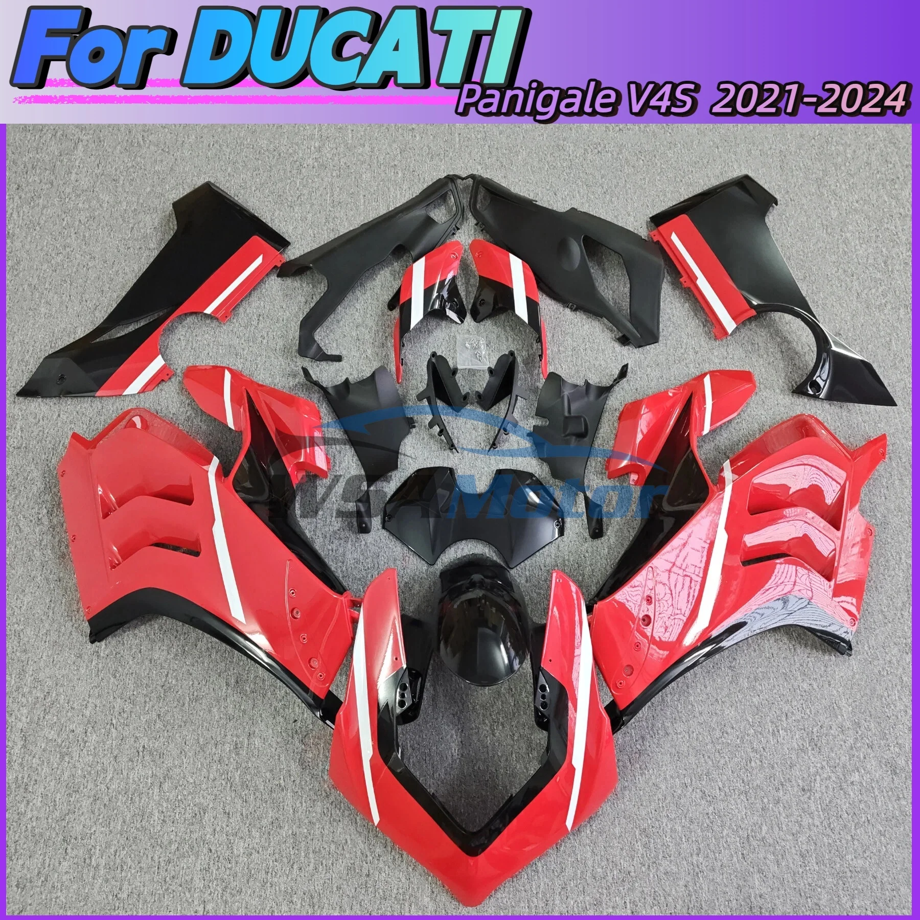 New ABS Motorcycle Fairings Kit Fit For Ducati PANIGALE V4 V4s 2021 2022 2023 2024 Bodywork Set Custom White Red
New ABS Motorcycle Fairings Kit Fit For Ducati PANIGALE V4 V4s 2021 2022 2023 2024 Bodywork Set Custom White Red