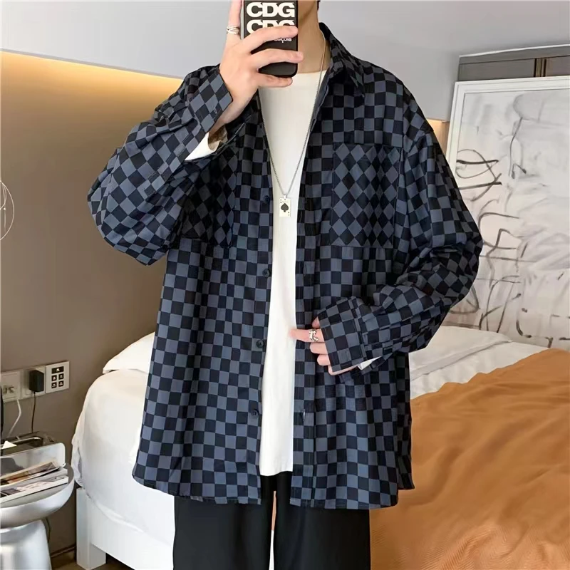 Мужская повседневная верхняя одежда большого размера с клетчатым узором на осень-зиму для тяжелых 300 Pou Haome Guys, полиэфирная ткань
Мужская повседневная верхняя одежда большого размера с клетчатым узором на осень-зиму для тяжелых 300 Pou Haome Guys, полиэфирная ткань