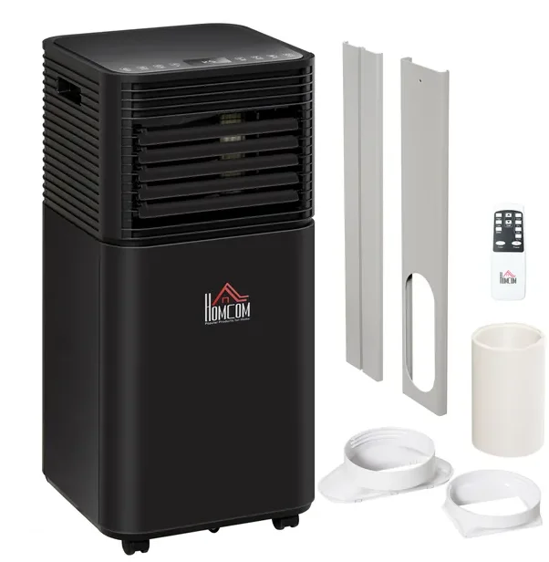 Кондиционер HOMCOM 10000BTU Блок переменного тока Возмощность Режимы осушения вентилятора Дистанционный 24-часовой таймер Черный
Кондиционер HOMCOM 10000BTU Блок переменного тока Возмощность Режимы осушения вентилятора Дистанционный 24-часовой таймер Черный