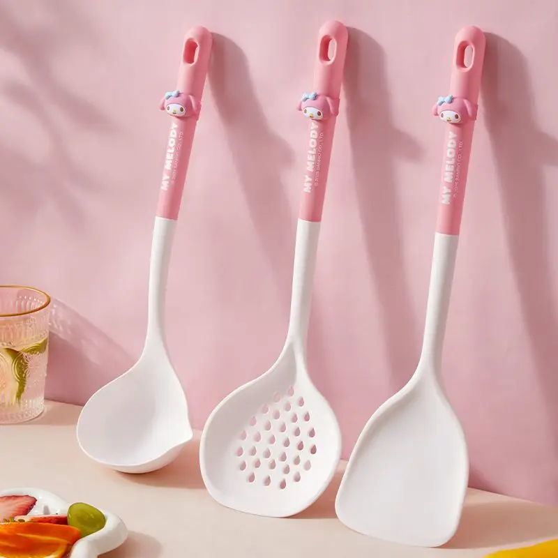 My Melody Anime Kawaii MINISO Silicone Cooking Soup Spoon Cute Cartoon Patch Spoon Kitchen Tableware Lovely Gifts for Home
My Melody Anime Kawaii MINISO Silicone Cooking Soup Spoon Cute Cartoon Patch Spoon Kitchen Tableware Lovely Gifts for Home