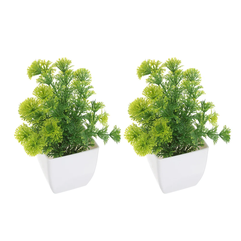 2Pcs Artificial Plants Indoor Green Potted Mini Decor Desktop Office Small Faux Plants Shelves Home Decor Fake Bonsai Artificial
2Pcs Artificial Plants Indoor Green Potted Mini Decor Desktop Office Small Faux Plants Shelves Home Decor Fake Bonsai Artificial