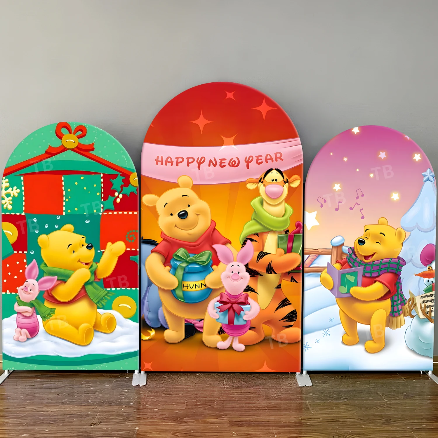 TB Happy New Year Arch Backdrop Cover Winnie The Pooh and His Friends for Kids Birthday Party Decor Photography Background Prop
TB Happy New Year Arch Backdrop Cover Winnie The Pooh and His Friends for Kids Birthday Party Decor Photography Background Prop