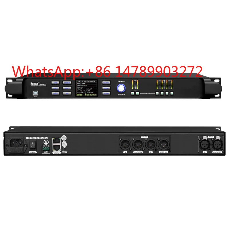 2 In 4 Out DSP Processor Metal Housing Professional Speaker Sound Management System
2 In 4 Out DSP Processor Metal Housing Professional Speaker Sound Management System