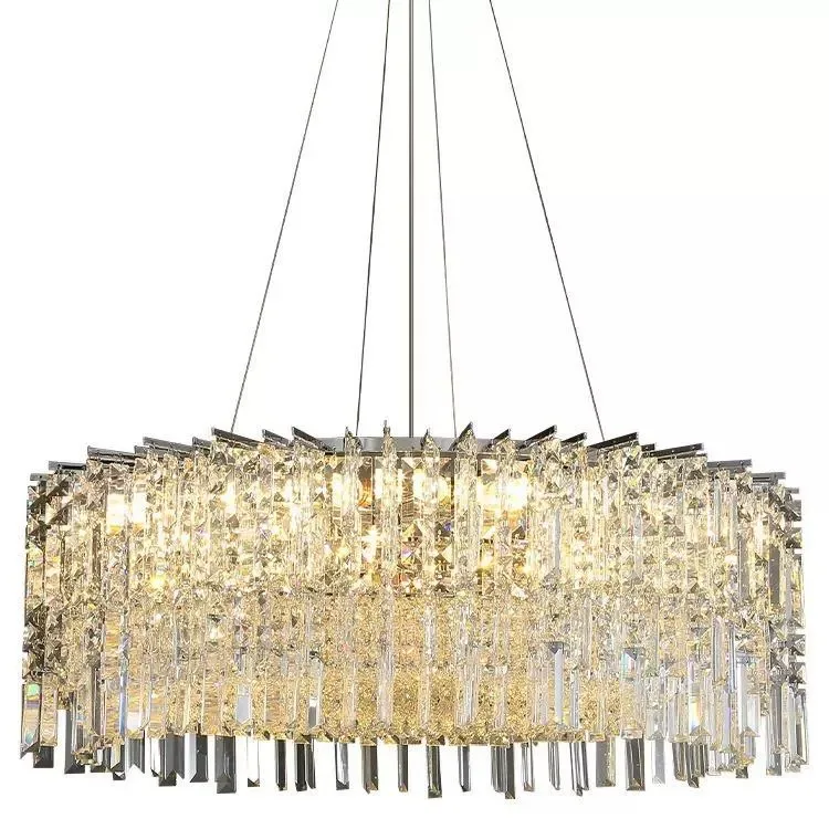 Light luxury restaurant crystal chandelier high-end atmosphere modern fashion bedroom villa lamps
Light luxury restaurant crystal chandelier high-end atmosphere modern fashion bedroom villa lamps