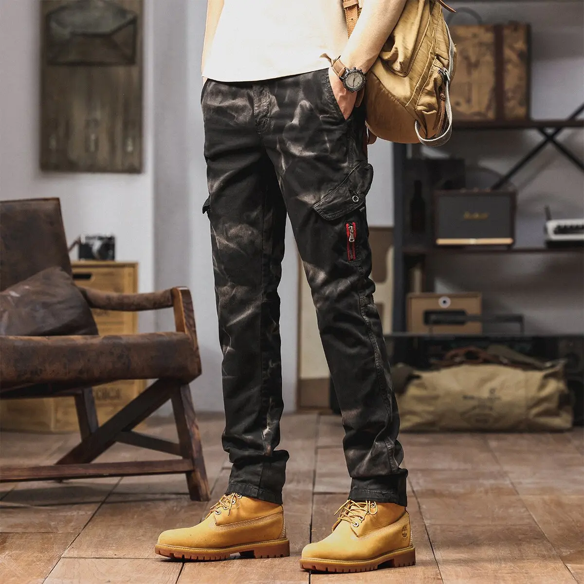 New Spring/Summer Fashion Trendy Outdoor Sports Pure Cotton Cargo Pants Men's Casual Loose Plus Size High Quality Trousers
New Spring/Summer Fashion Trendy Outdoor Sports Pure Cotton Cargo Pants Men's Casual Loose Plus Size High Quality Trousers