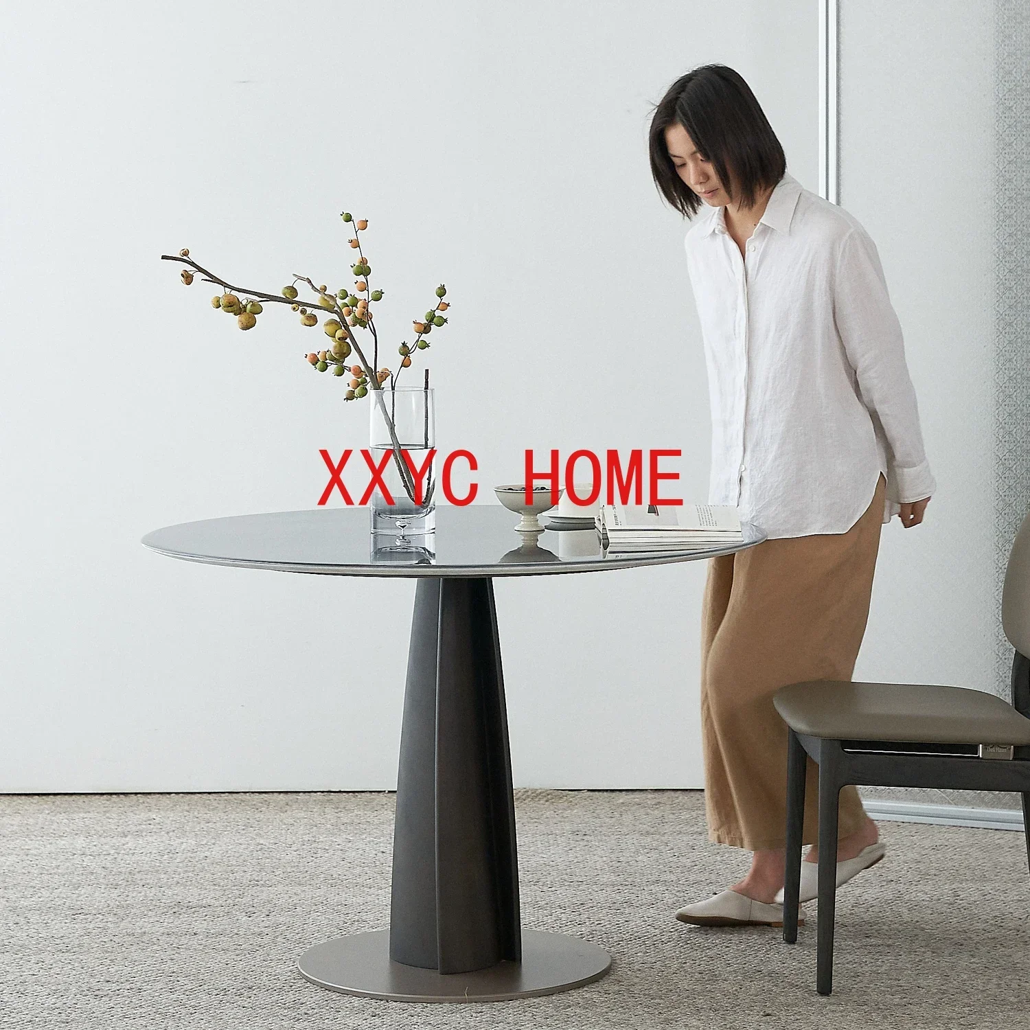 Modern Simple Small Apartment Home Marble Dining-Table Solid Wood round Table Rice
Modern Simple Small Apartment Home Marble Dining-Table Solid Wood round Table Rice