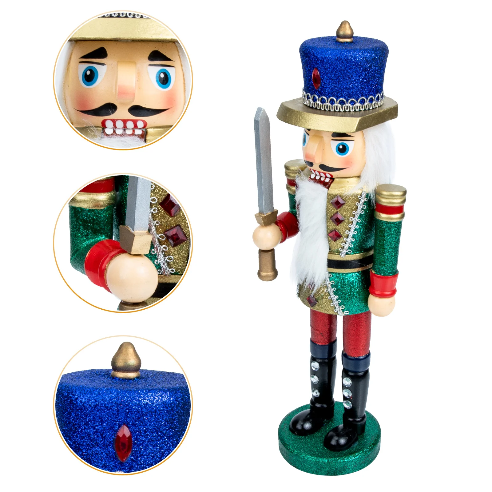 Nutcracker Puppet Soldier Vintage Decor Christmas Household Ornaments Child Home
Nutcracker Puppet Soldier Vintage Decor Christmas Household Ornaments Child Home