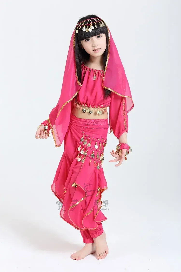 Belly Dance Dancer Clothes Bollywood Indian Dance Costumes for Kids Child Sexy Belly Clothing Oriental for Stage
Belly Dance Dancer Clothes Bollywood Indian Dance Costumes for Kids Child Sexy Belly Clothing Oriental for Stage