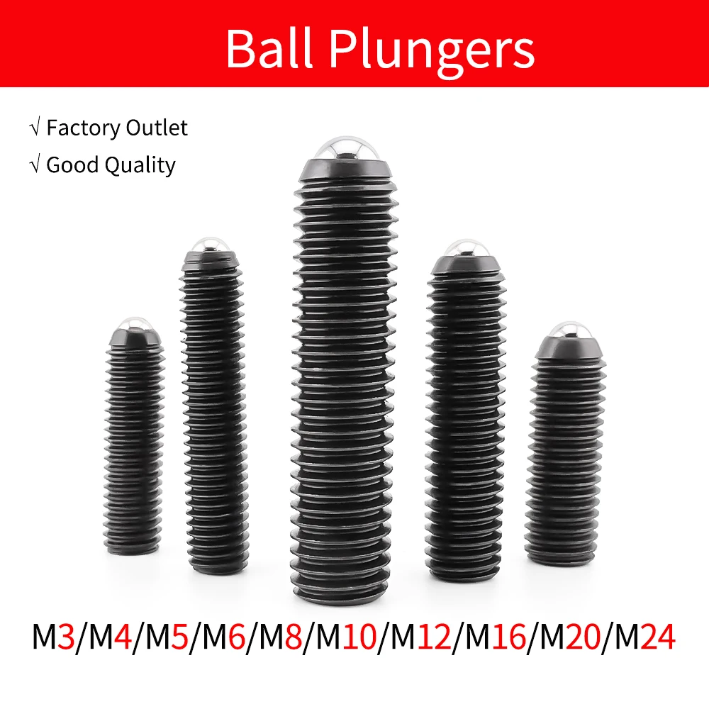 Wholesale QB414-ST Carbon Steel Material Spring Plunger Hexagonal Steel Ball External Thread Positioning Bolt Ball Head Plunger 
Wholesale QB414-ST Carbon Steel Material Spring Plunger Hexagonal Steel Ball External Thread Positioning Bolt Ball Head Plunger