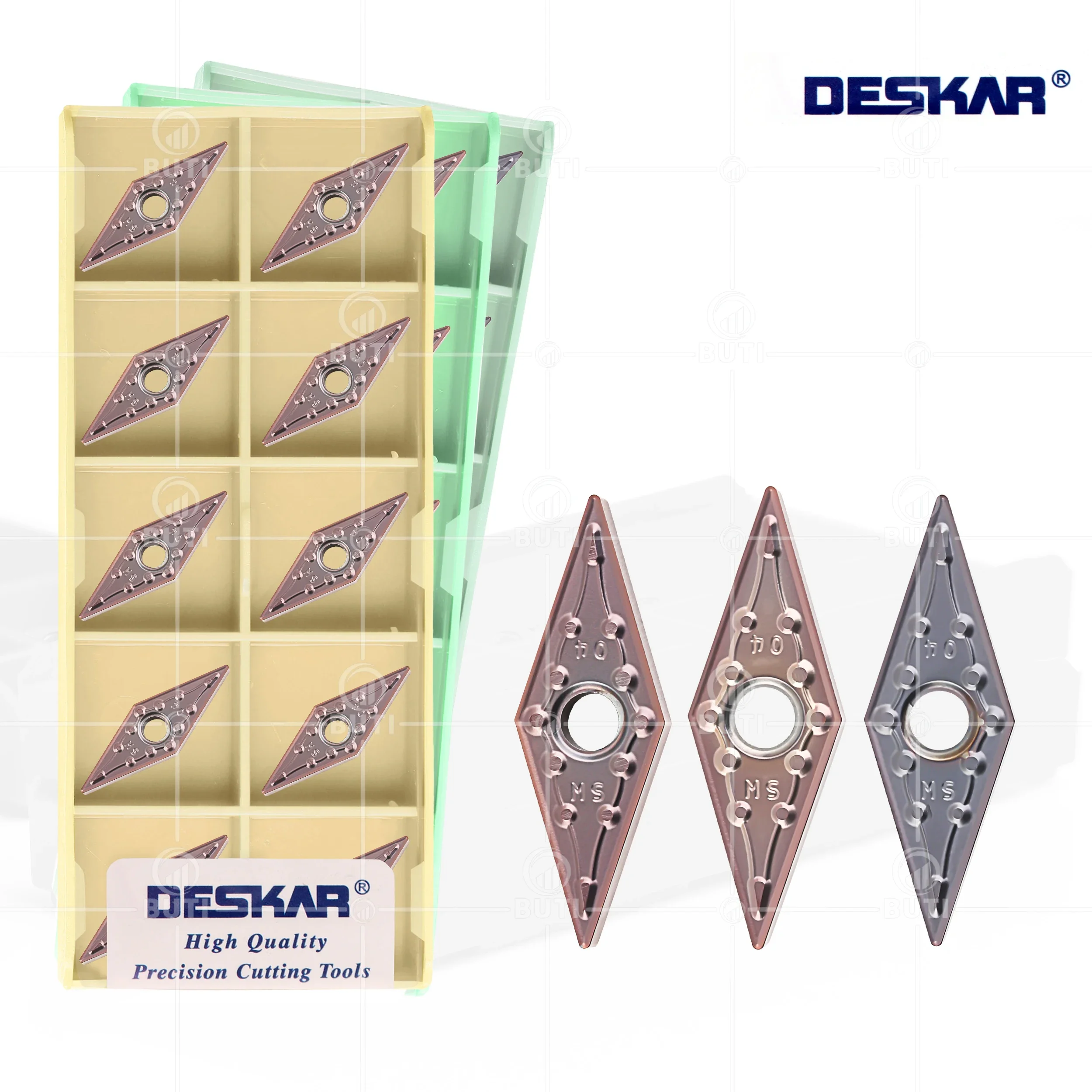 DESKAR 100% Original VNMG Rhombus Turning insert VNMG160404-JMS External CNC BladeVNMG160408-JMS CNC lathe Tool Turning Blade
DESKAR 100% Original VNMG Rhombus Turning insert VNMG160404-JMS External CNC BladeVNMG160408-JMS CNC lathe Tool Turning Blade