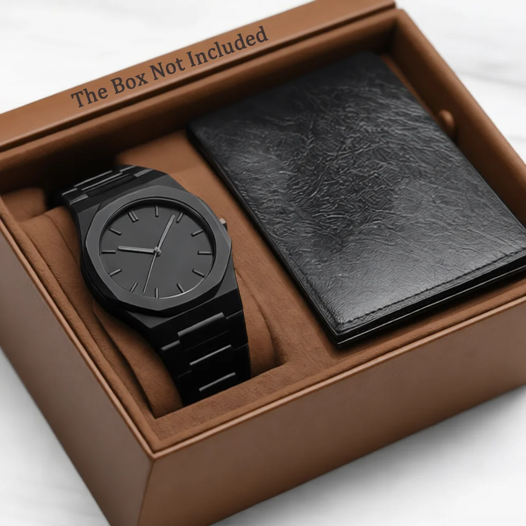 Men Watch Wallet Set FREE Leather Wallet Men's Waterproof Plastic Quartz Watch Fashion Casual Black Sports Analog Watches
Men Watch Wallet Set FREE Leather Wallet Men's Waterproof Plastic Quartz Watch Fashion Casual Black Sports Analog Watches