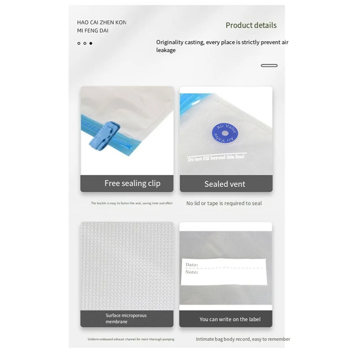 Printer Consumables Vacuum Bags 30x34 cm for 3D Printer Filament Reusable Vacuum Compression Storage Bags
Printer Consumables Vacuum Bags 30x34 cm for 3D Printer Filament Reusable Vacuum Compression Storage Bags