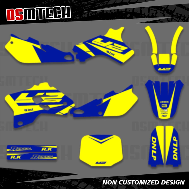 DSMTECH Motorcycle Graphics Decals Stickers Kit For Yamaha YZ80 1993-2001 Number Name Backgrounds Custom
DSMTECH Motorcycle Graphics Decals Stickers Kit For Yamaha YZ80 1993-2001 Number Name Backgrounds Custom