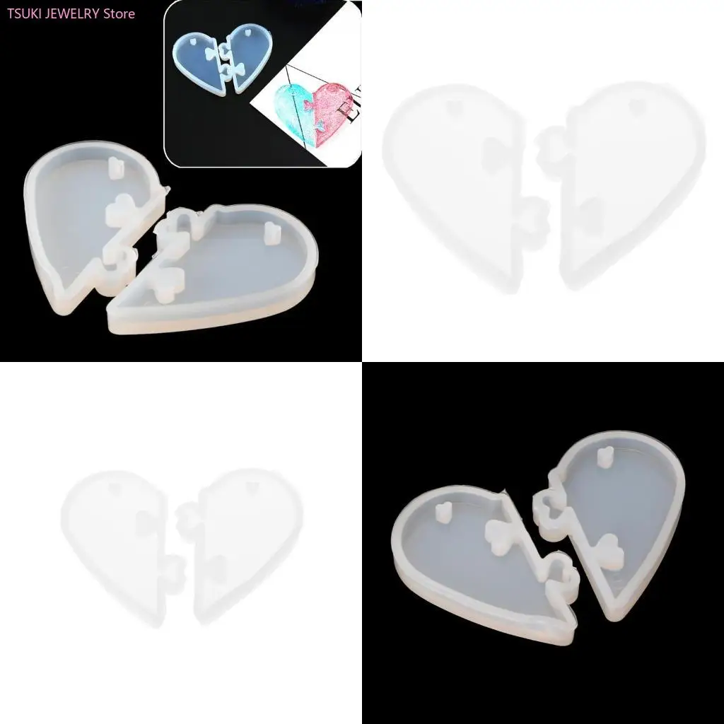 62KE Couples Keychains Molds Heart Necklace Pendant Molds Making Tool
62KE Couples Keychains Molds Heart Necklace Pendant Molds Making Tool