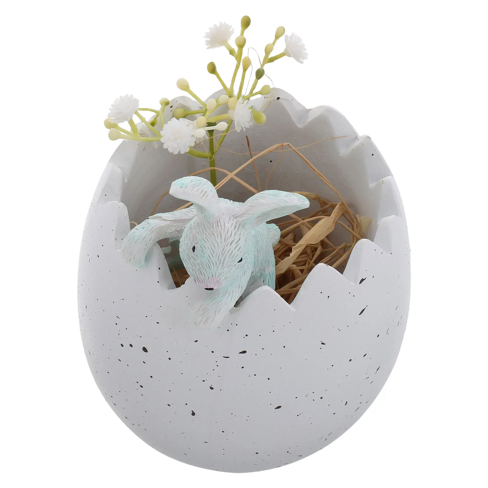 Cute Easter Bunny Resin Figurine Cracked Shell Flower Pot Decor Succulent Planter Home Decoration Mini Rabbit Statue
Cute Easter Bunny Resin Figurine Cracked Shell Flower Pot Decor Succulent Planter Home Decoration Mini Rabbit Statue