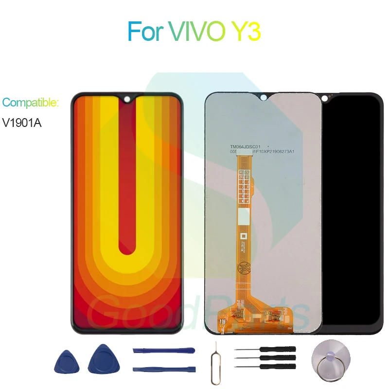 ЖК-экран для VIVO Y3 6,35 "V1901A для VIVO Y3, сменный сенсорный дигитайзер в сборе
ЖК-экран для VIVO Y3 6,35 "V1901A для VIVO Y3, сменный сенсорный дигитайзер в сборе