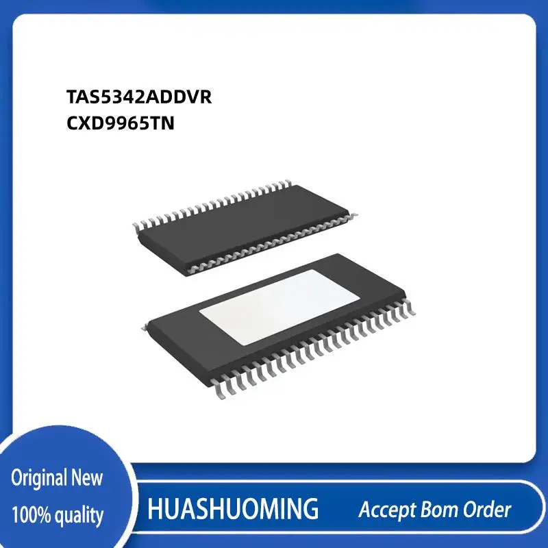 5Pcs/Lot New TAS5342ADDVR TAS5342ADDVT TAS5342A TAS5342 CXD9965TN CXD9965T CXD9965 9965 HTSSOP-44
5Pcs/Lot New TAS5342ADDVR TAS5342ADDVT TAS5342A TAS5342 CXD9965TN CXD9965T CXD9965 9965 HTSSOP-44