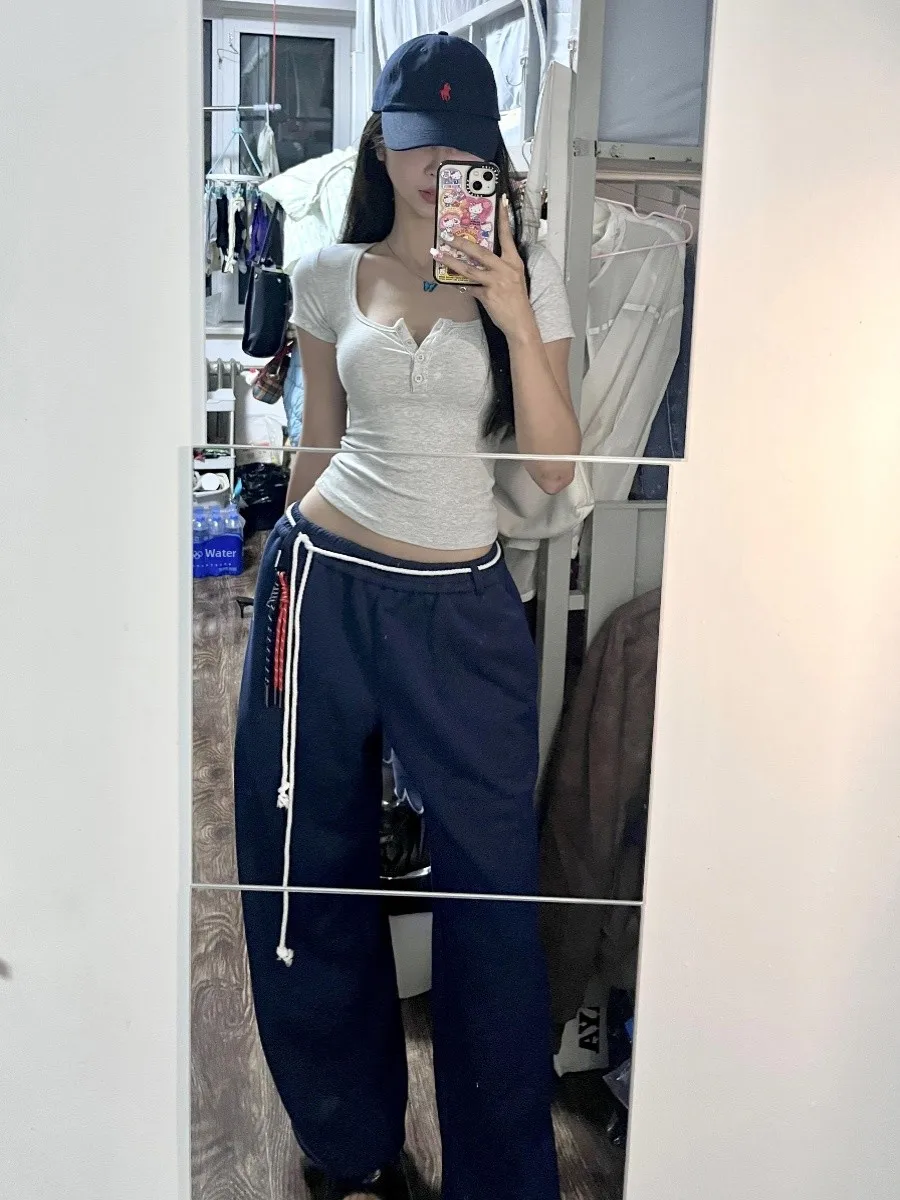 American Retro Jennie Sweatpants Loose Wide Leg Casual Street Dance Pants Men's Women's Floor-Length Trousers
American Retro Jennie Sweatpants Loose Wide Leg Casual Street Dance Pants Men's Women's Floor-Length Trousers