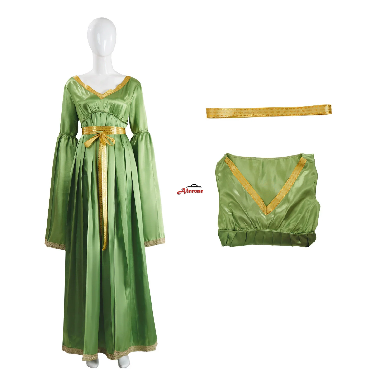 Movie Princess Leia Cosplay Costume Green Long Sleeved Dresses Woman Halloween Carnival Cosplay Leia Outfits
Movie Princess Leia Cosplay Costume Green Long Sleeved Dresses Woman Halloween Carnival Cosplay Leia Outfits