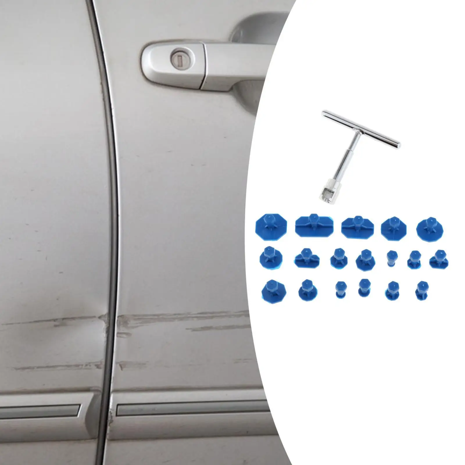 Автомобильный набор для удаления вмятин, набор инструментов для удаления вмятин, набор инструментов для ремонта кузова, для повреждения града, стиральная машина автомобиля, мотоцикла, холодильник
Автомобильный набор для удаления вмятин, набор инструментов для удаления вмятин, набор инструментов для ремонта кузова, для повреждения града, стиральная машина автомобиля, мотоцикла, холодильник