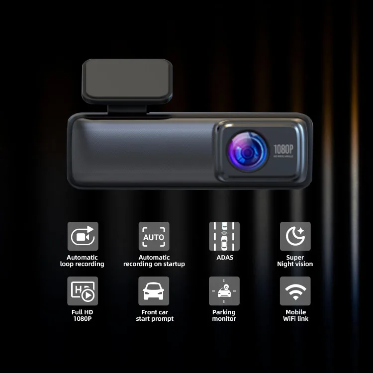 Mini simple and convenient full-color night vision DVR wireless application control car dashboard camera black box
Mini simple and convenient full-color night vision DVR wireless application control car dashboard camera black box