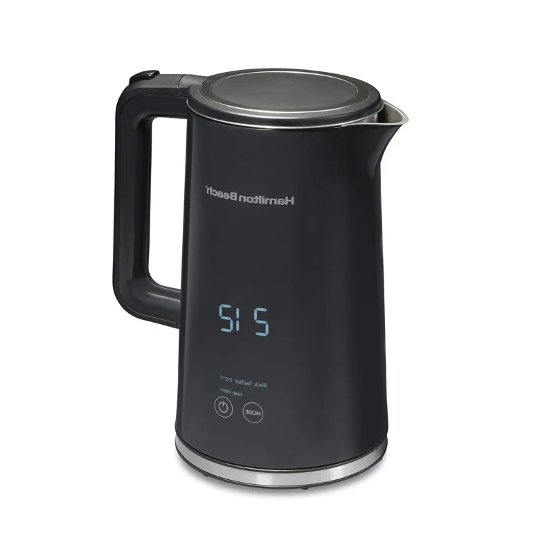 Cool Touch Digital Kettle 1.7L Electric Water Boiler Fast Boiling with Temperature Control Automatic Shutoff BPA Free Stainless
Cool Touch Digital Kettle 1.7L Electric Water Boiler Fast Boiling with Temperature Control Automatic Shutoff BPA Free Stainless