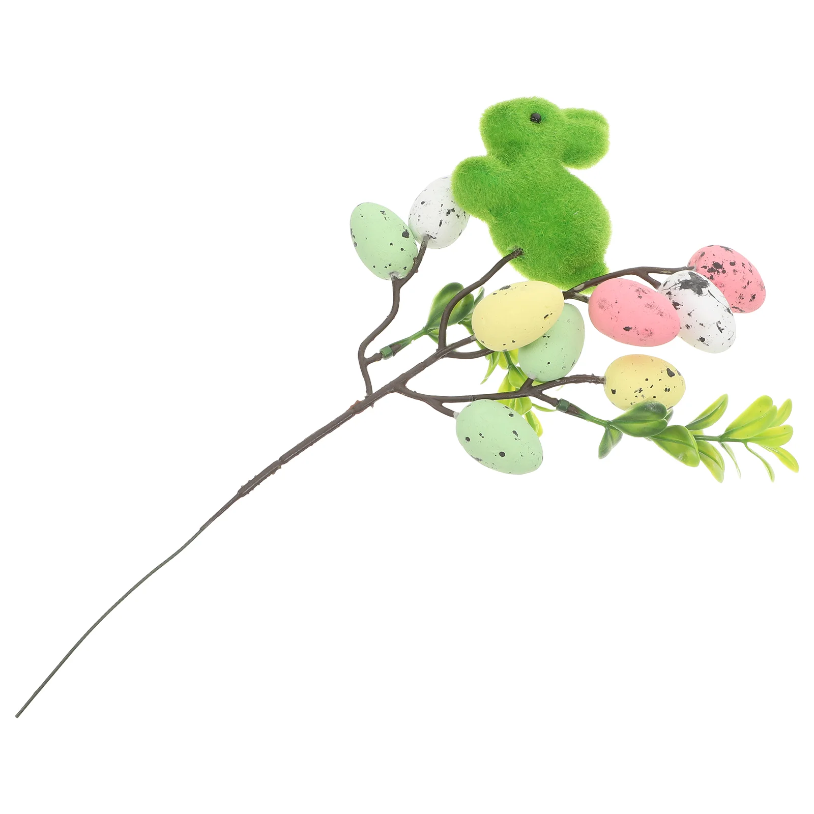 Easter Bunny Branches Artificial Foam Speckled Eggs Flocked Picks for Spring Home Vase Centerpiece Colorful
Easter Bunny Branches Artificial Foam Speckled Eggs Flocked Picks for Spring Home Vase Centerpiece Colorful