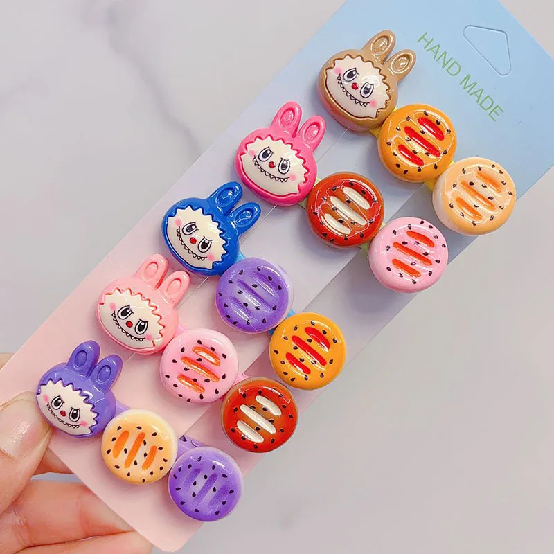 5pcs Labubu Hair Clip Cartoon Cute Hair Rope Girl Sweet Bangs Clip Funny Fun Hair Bands Clip Girls Hair Accessories Gift
5pcs Labubu Hair Clip Cartoon Cute Hair Rope Girl Sweet Bangs Clip Funny Fun Hair Bands Clip Girls Hair Accessories Gift