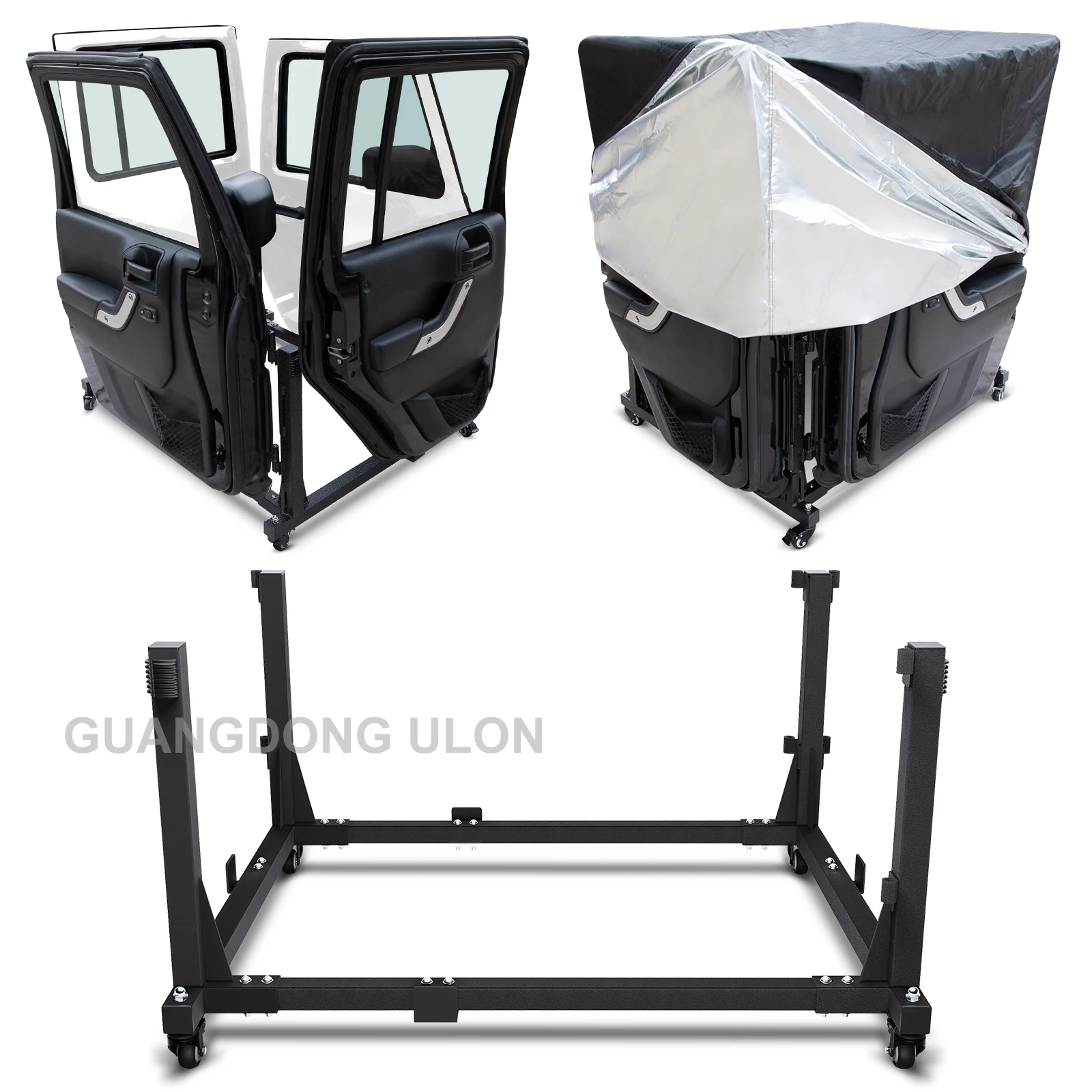 Factory Price Wrangler Door Hanger With Dust Bag Movable Rack Door Holder Storage Cart For Jeep TJ JK JL JT Gladiator 1986-2023
Factory Price Wrangler Door Hanger With Dust Bag Movable Rack Door Holder Storage Cart For Jeep TJ JK JL JT Gladiator 1986-2023