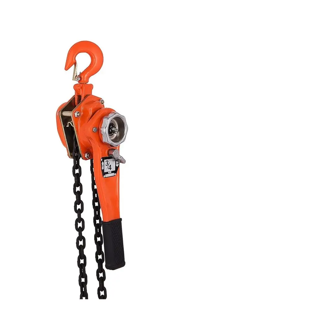 Портативная цепная лебедка грузоподъемностью 0,75 тонны с ручным рычагом, крюком и креплением для подъема грузов в различных отраслях промышленности
Портативная цепная лебедка грузоподъемностью 0,75 тонны с ручным рычагом, крюком и креплением для подъема грузов в различных отраслях промышленности